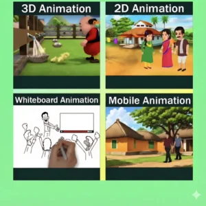 2D, 3D, Whiteboard Mobile এনিমেশন কোর্স
